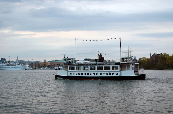 Βάρκα στη Σουηδία — Φωτογραφία Αρχείου