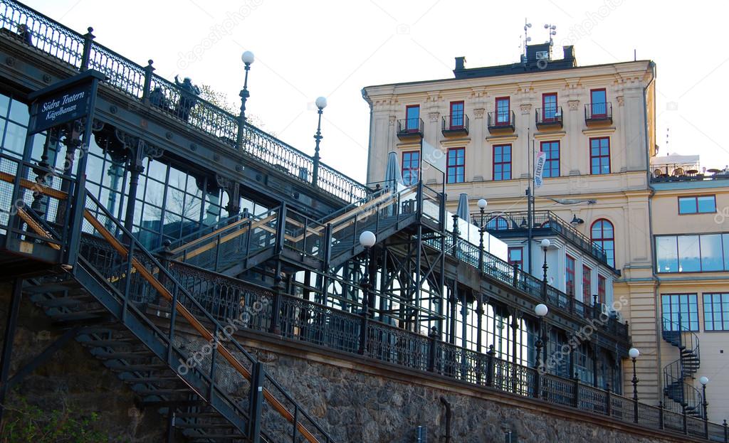 Street view of Stockholm