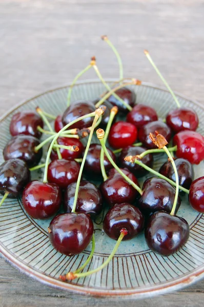 Background with sweet cherries — Stock Photo, Image