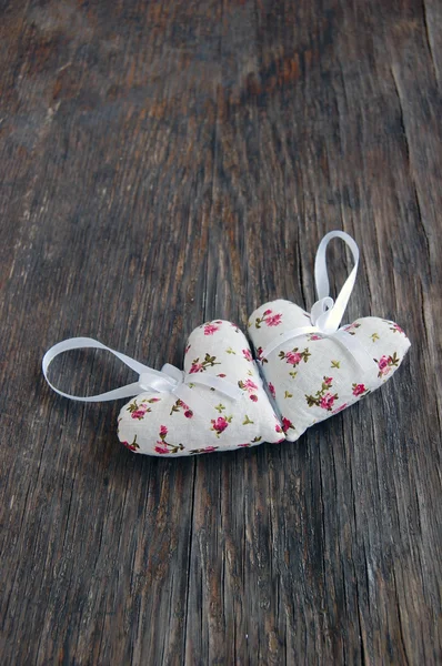 Lavender bags on table — Stock fotografie