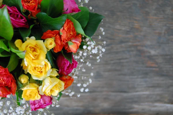 Bouquet of colorful flowers for birthday — Stock Photo, Image