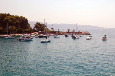 Adriyatik Denizi manzarasına güzel yaz