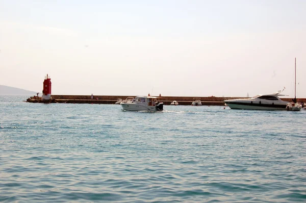 Visa i Kroatien med båtar — Stockfoto