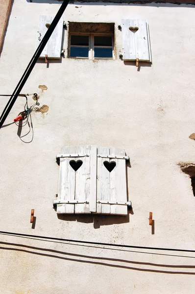 Detalle de la fachada del antiguo edificio — Foto de Stock