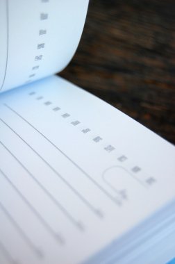 boş sayfaları ile açılan gündem