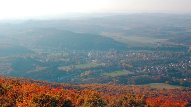 dağda sonbahar renkleri