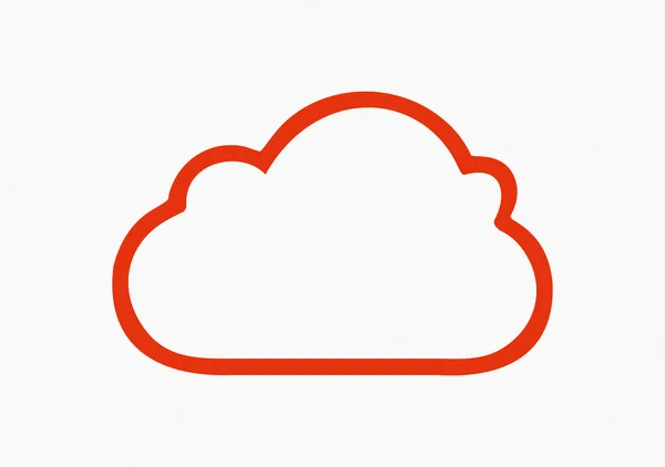 Cloud server gegevens opslag houwer probleem — Stockvector