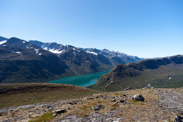 Besseggen Ridge in Jotunheimen National Park, Norway