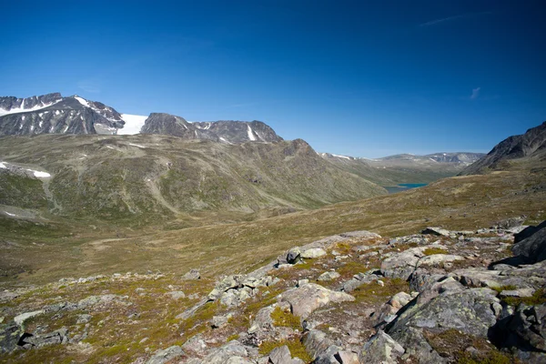 Ридж Фазегген в национальном парке Йотунхеймен, Норвегия — стоковое фото