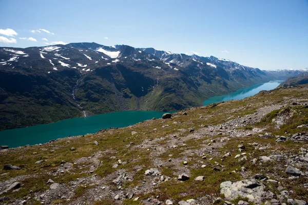 Besseggen Ridge nel Parco Nazionale di Jotunheimen, Norvegia — Foto Stock