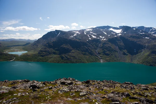 Besseggen Ridge en el Parque Nacional Jotunheimen, Noruega — Foto de Stock