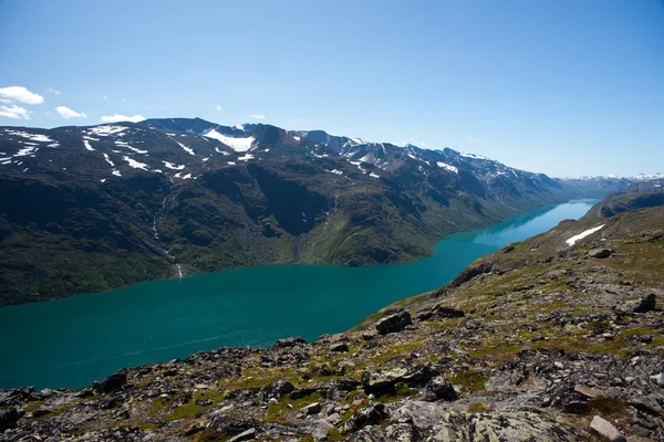 Besseggen ridge, jotunheimen nemzeti park, Norvégia — Stock Fotó