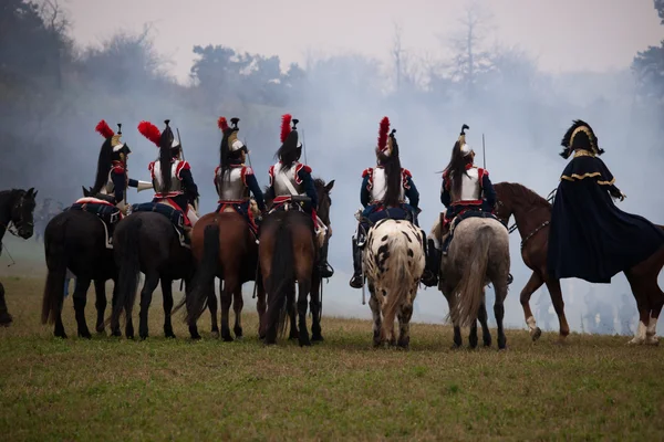 TVAROZNA, CZECH REPUBLIC - NOVEMBER 29, 2014: History fan in mil — Zdjęcie stockowe