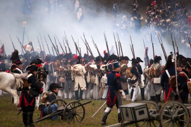 TVAROZNA, CZECH REPUBLIC - NOVEMBER 29, 2014: History fan in mil