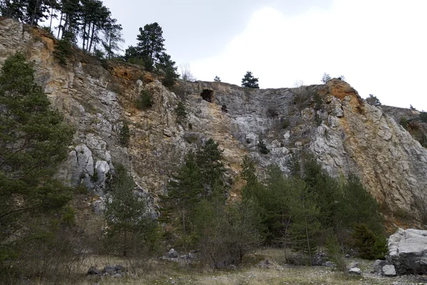 Limestone mine, Koneprusy, Czech republic — Stock Photo, Image