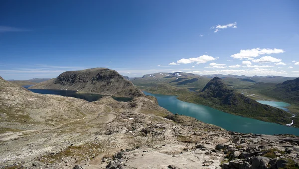 Besseggen ridge in jotunheimen nationaal park, Noorwegen — Stockfoto