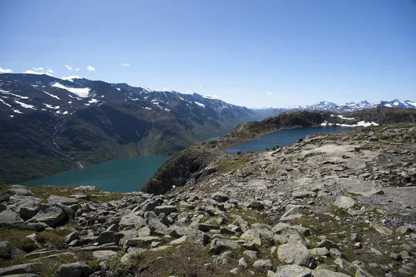 Besseggen ridge jotunheimen Milli Park, Norveç — Stok fotoğraf