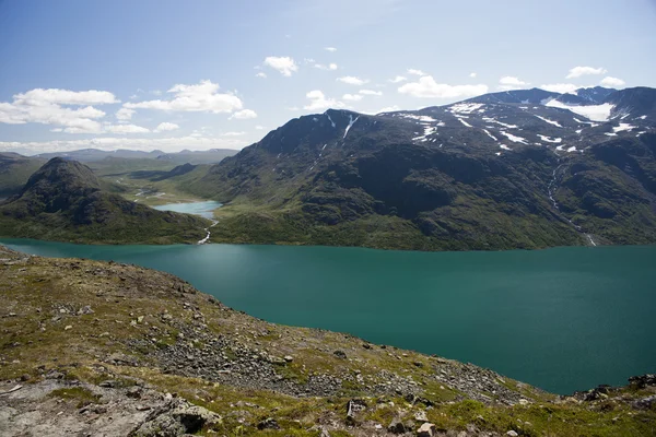 Besseggen åsen i nationalparken jotunheimen, Norge — Stockfoto