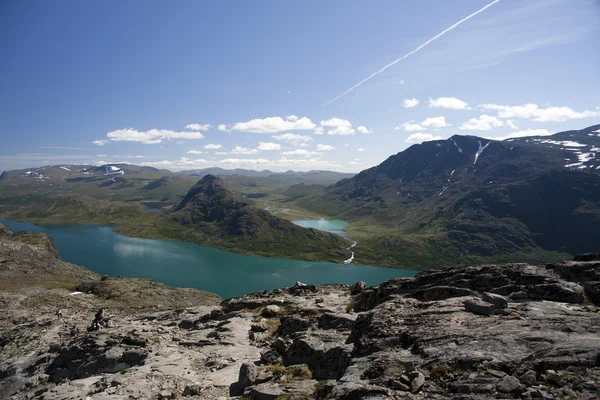 Besseggen Ridge in Jotunheimen National Park, Norway — Stock Photo, Image