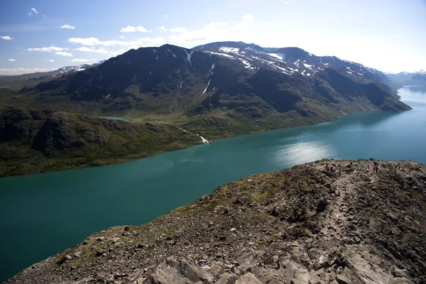 Besseggen Ridge in Jotunheimen National Park, Noruega — Fotografia de Stock