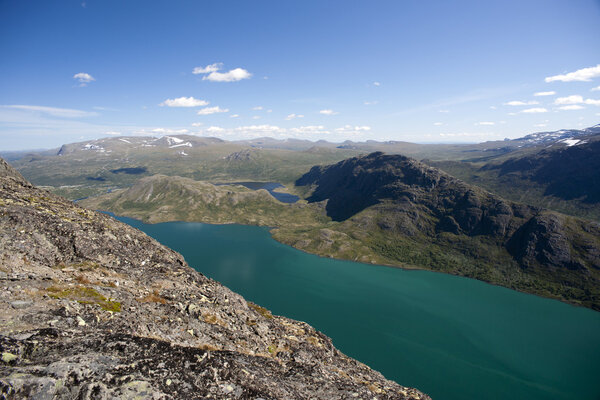 Besseggen Ridge in Jotunheimen National Park, Norway