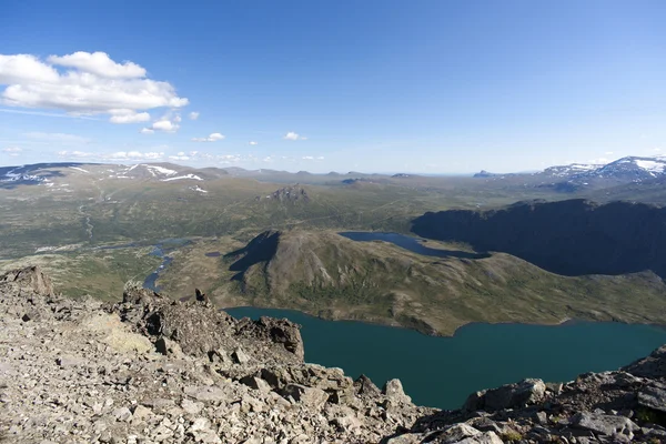 Besseggen Ridge en el Parque Nacional Jotunheimen, Noruega — Foto de Stock