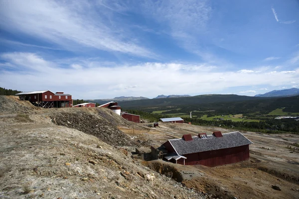 Copper mine camp, Foldall, Norway — Stock Photo, Image