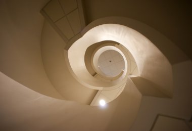 soyut döner merdiven