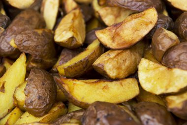 Kavrulmuş patates arka plan