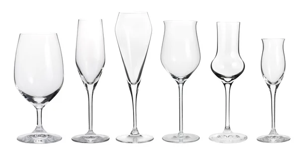 Colección de gafas de vinificación — Foto de Stock