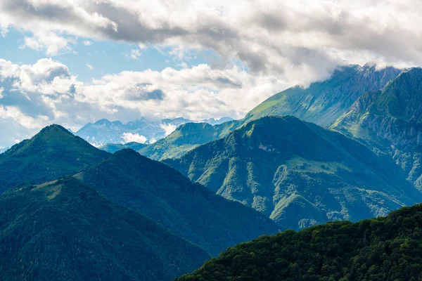 Zielone Góry Alpach Julijskich Słowenia — Zdjęcie stockowe