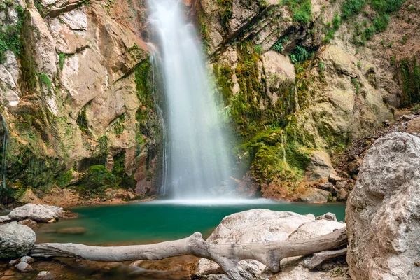 Beautiful Waterfall Julian Alps Slovenia — Stock Photo, Image