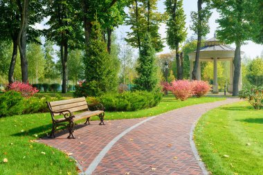 Tezgah ile güzel park