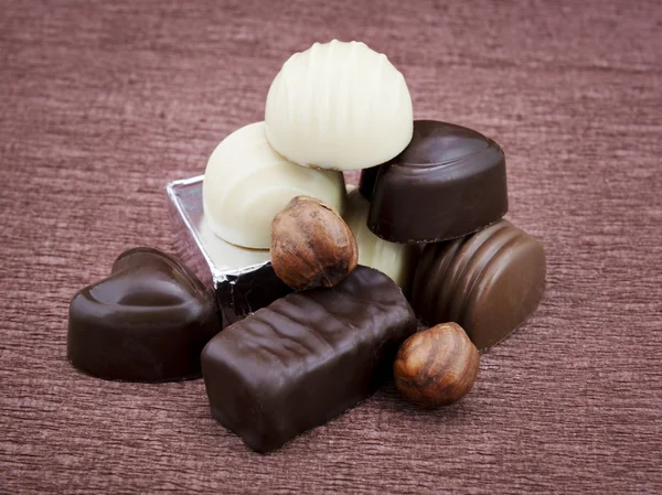 Chocolates mix — Stock Photo, Image