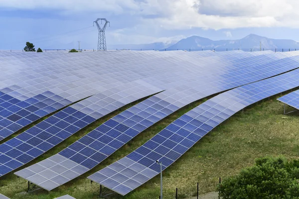 Paneles de energía solar Imagen de stock