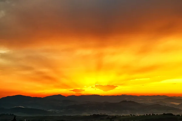 すばらしい夕日 — ストック写真