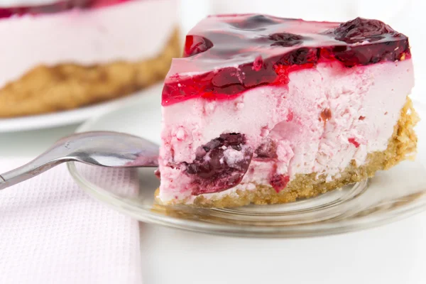 Cherry cake — Stock Photo, Image