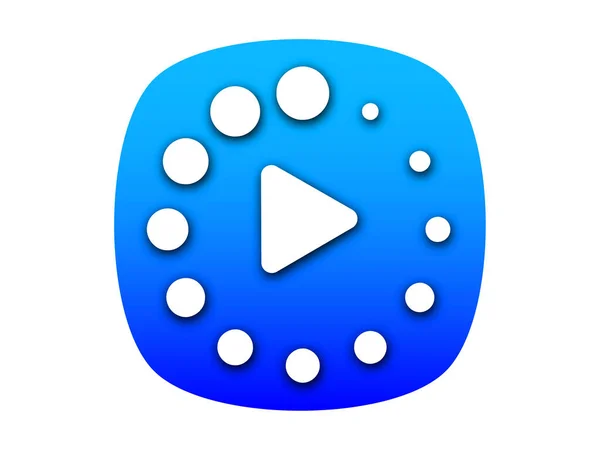 History Media Movie Player Vector Icon — Stockový vektor