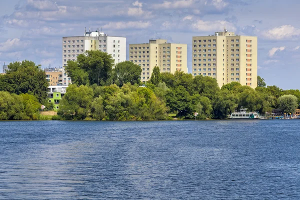 Case sull'acqua in potsdam — Foto Stock