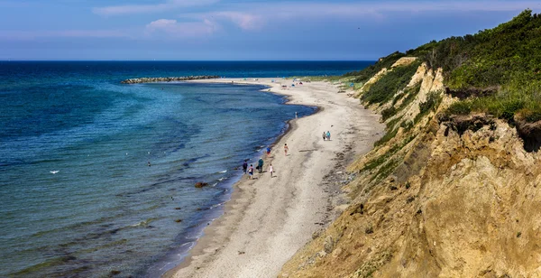 Kust och strand ligger vid Östersjön i darss — Stockfoto