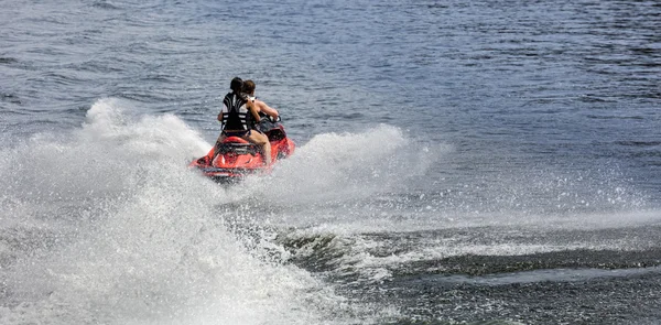 Jetski on the wannsee in berlin — Stock Photo, Image