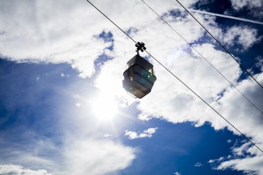 Teleferik Jenner Berchtesgaden bölgedeki zirvesine