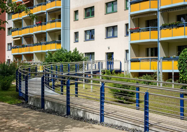 Construção Habitações Para Deficientes Alemanha — Fotografia de Stock
