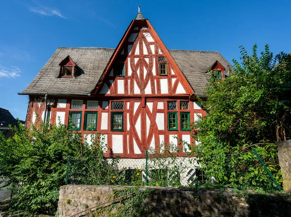 Halvtimrat Hus Och Handel Den Gamla Staden Limburg Der Lahn — Stockfoto