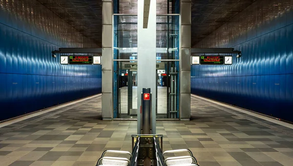 Berseequartier Tunnelbanestation Hamburg Tyskland — Stockfoto