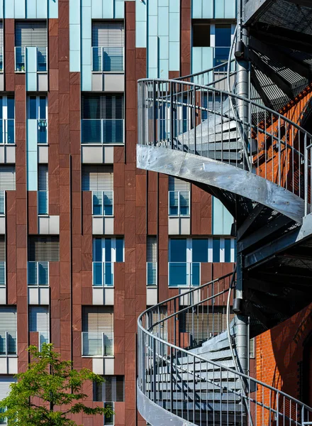 Architektura Hafencity Hamburg — Zdjęcie stockowe