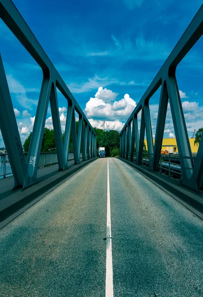 Puente Carretera Puerto Neuhofer Hamburgo — Foto de Stock