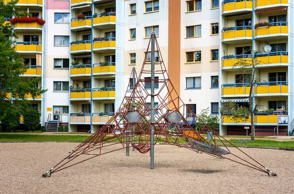 Klettergeruest Auf Einem Spielplatz — Fotografia de Stock