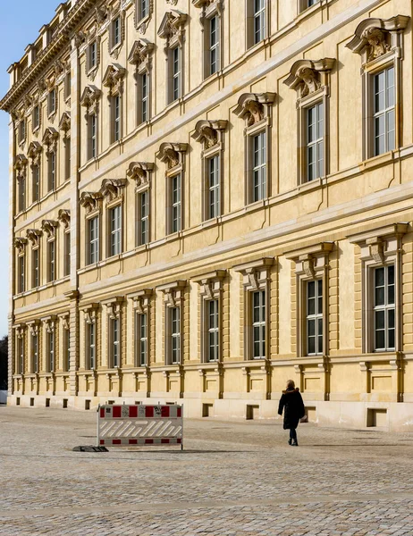 Fachada Brasão Armas Novo Palácio Cidade Fórum Humboldt Berlim — Fotografia de Stock