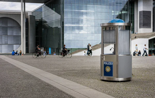 Stazione Polizia Nel Quartiere Governativo Berlino — Foto Stock